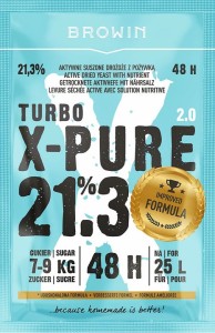 Drożdże X-PURE 21,3% TURBO 135g