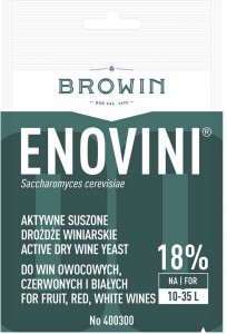 Aktywne suszone drożdże winiarskie BROWIN ENOVINI