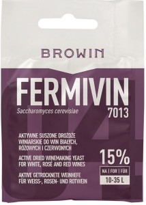 Aktywne suszone drożdże winiarskie FERMIVIN