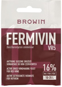 Aktywne suszone drożdże winiarskie FERMIVIN VR5
