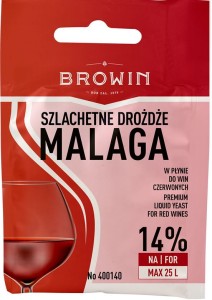 Szlachetne drożdże w płynie Malaga 20 ml