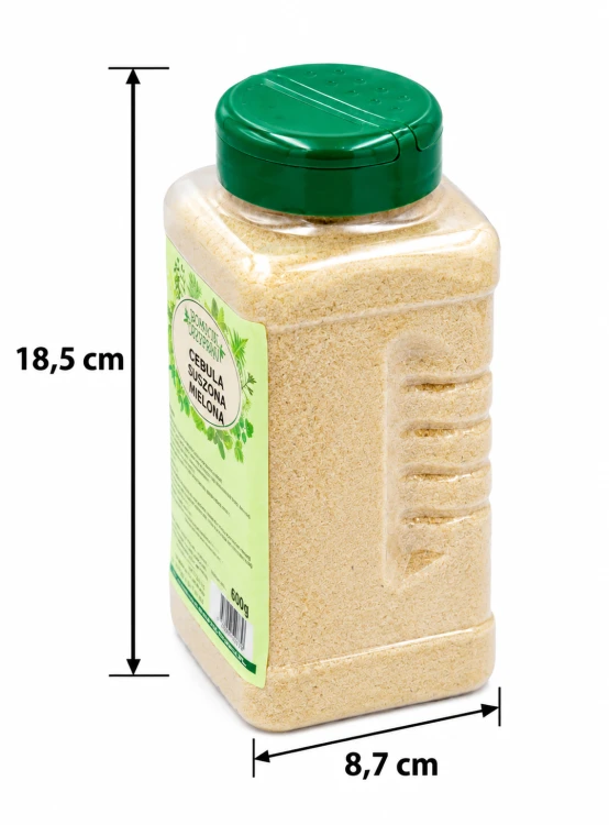 Słoik mielonej suszonej cebuli z wymiarami.png
