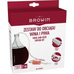 Wężyk do obciągu wina z pompką i zaciskiem