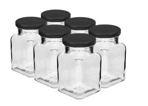 Słoiczek na przyprawy 150 ml - zestaw  6 sztuk - No 132154