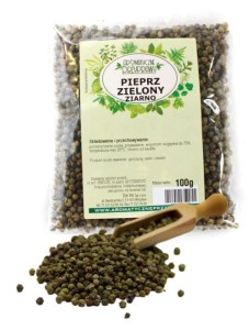 Pieprz zielony ziarno 100g