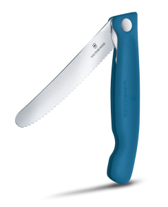 Składany nóż PIKNIKOWY do warzyw i owoców VICTORINOX 6.7832.FC1 NIEBIESKI