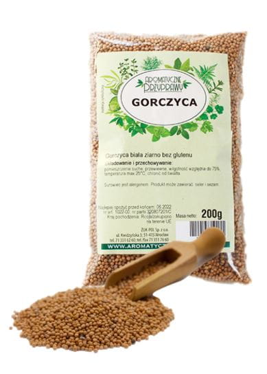 Gorczyca biała ziarno 200g